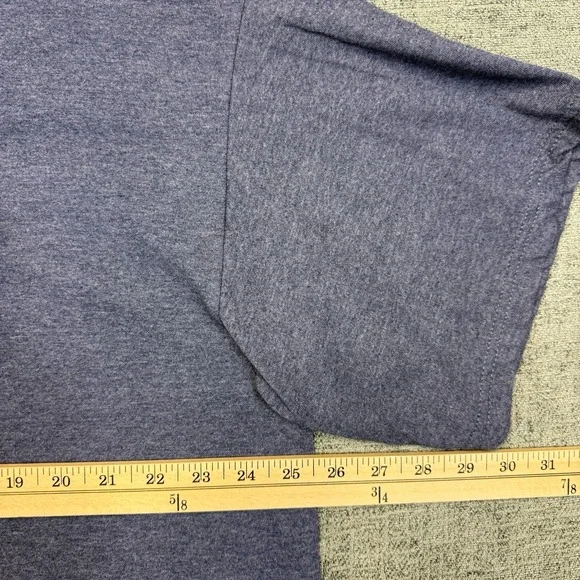 Y2K Nike T Shirt Men's XL Blue Spell Out Logo Silver Tag Vintage Athletic - Picture 6 of 7